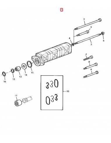 Hydraulic Pump  John Deere AZ49120, AZ45120, 0510565401, 1518222225, 1518222226, 1518222227