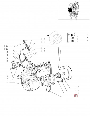 Pompa Amorsare Combustibil 9966735, 09966735, 79102542, 0000907450, A0000907450, 0440017043, 0440017990