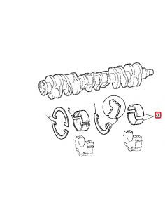 Cuzineti Palier 0.030"-0.762 mm John Deere AR46402, AR74818, R61611, R60475, 26/7-51C 2