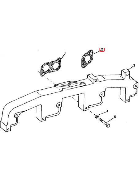 Garnitura Galerie Evacuare John Deere RE62777, R83021, R521438, R44374, A-RE62777