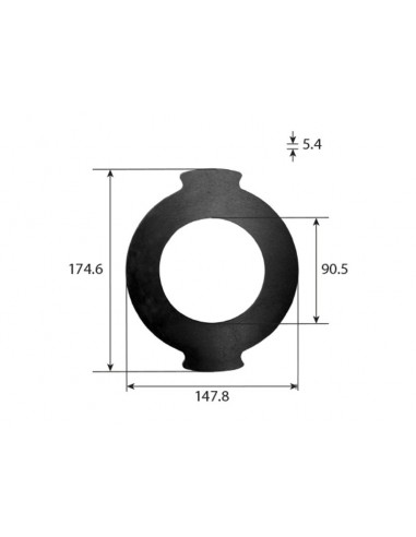 Placa, Disc Frana Intermediar Ø 148 mm Case IH 1341163C1, 1341163C2, 1341163C3, 233661A1, A188109