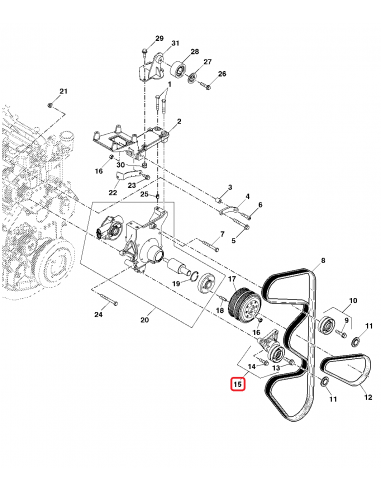 John Deere AL156090, 534063410, 531091610