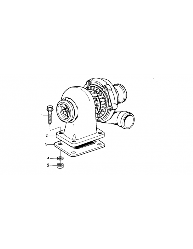 Turbocharger John Deere RE500287, RE506261, RE507544, RE68896, SE502472, 6005026261