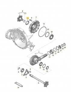 Simering Planetara, Diferential 40x55x7/8.5 mm Vw-Audi 0CS409400, 0CS 409 400, 0CS-409-400