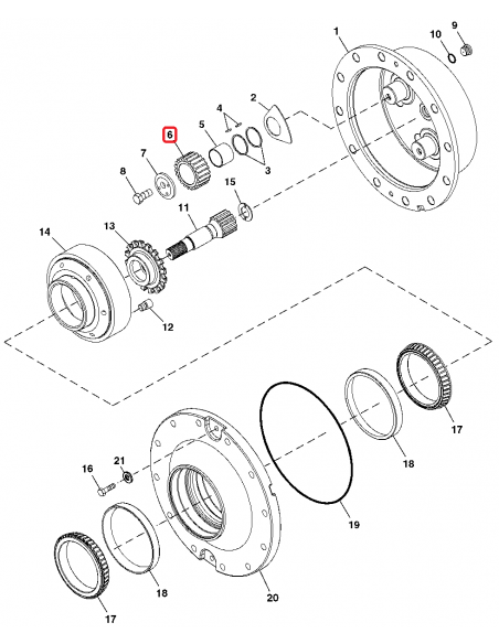 Pinion 59X75/92 mm Z-25 R169917