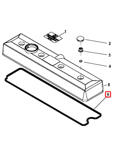 Garnitura Capac Culbutori John Deere R123542, RE520539, R524480, Renault 6005025951, 0011367380, 011367380, 1000135332