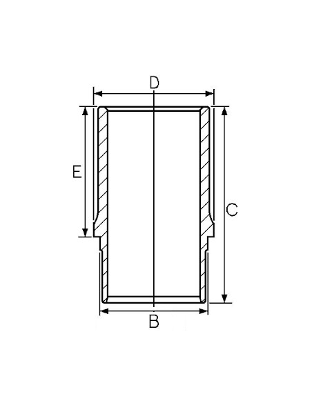 Camasa Motor Ø 115 mm Fiat 2991786, 4750806, 4821652, 4850230, 4850231, 75224662, 8822141