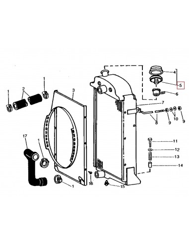 Buson Radiator John Deere AR28482, R27209
