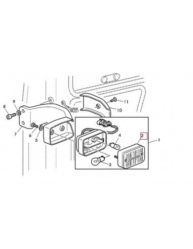 Lens, Indicator Signal 1424346M1, 3105505M1, 3478507M1, 3900715M1