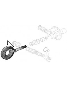 Grup Conic, Pinion & Coroana Z.11x45  Massey Ferguson 3427113M91 2