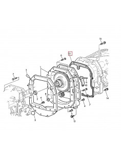 Gasket, Rear John Deere L152507, R95396, L111011, L76077 2