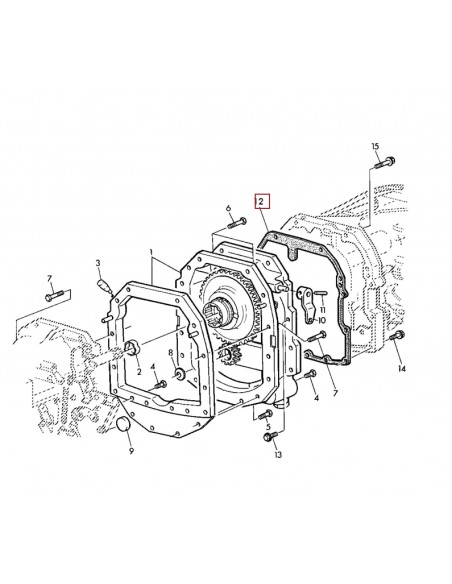 Gasket, Rear John Deere L152507, R95396, L111011, L76077