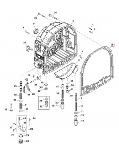 Gasket, Transmission Front Cover John Deere R115147, R119526, R121682 2