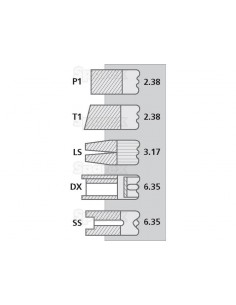 Segmenti Piston 2.38x2.38x3.17x6.35x6.35 mm 40417 2