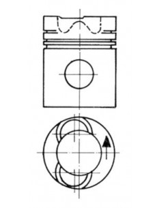 Piston 102 mm cu Segmenti 94724700 2
