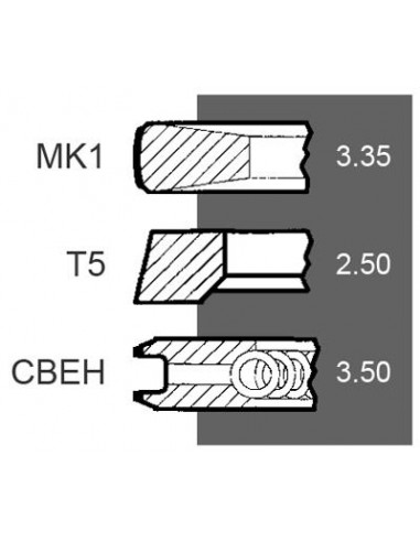 Ring Set Ø 106-3.50x2.50x3.50 mm Perkins UPRK0002D, UPRK2D,  4225859M91, 706583