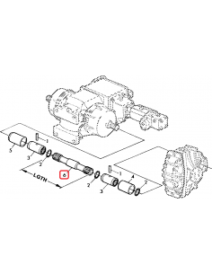 Planetara 409 mm Z-23 Stanga John Deere Z58303, Hillmaster 2