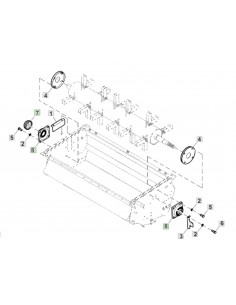 Rulment cu Lagar 55x100 mm John Deere AXE45898, AZ100558