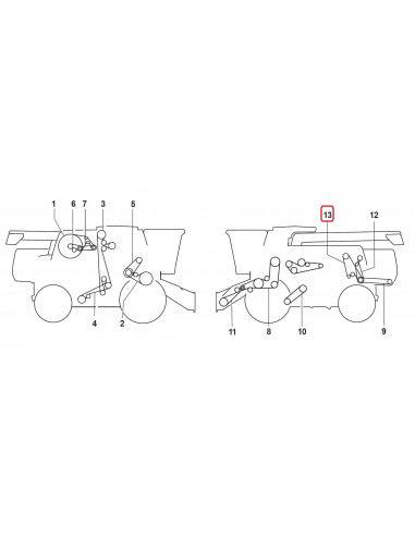 Belt 3HBx4670mm John Deere H177177, CC100752, Deutz 06215237,  089-000946-6.050, 0890009466.050, 890009466050