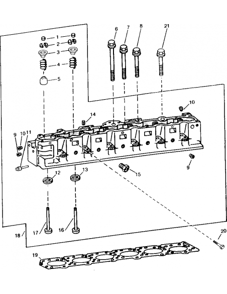Cylinder Head Bolt Kit (26) John Deere RG24026, R121320, R121489, R121490, R121491