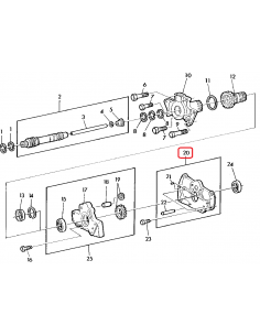 Adapter  Input Shaft, Oil Pump, Transmission John Deere R57960, AR71395, AR58308, AT26680, AT26670