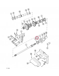 Seal PTO Ø 45x65x12 mm DSG 45.65.12RDF01, ZF 0734309060, 3234526R1, AL32869, 04342932 2