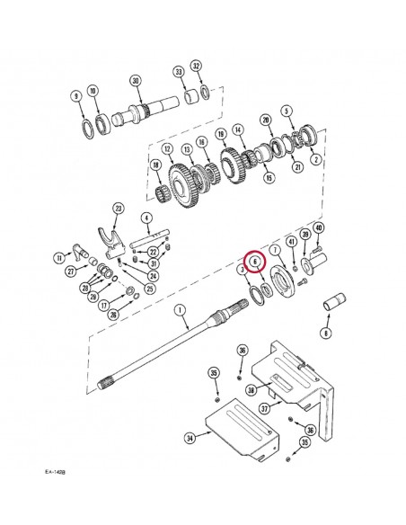 Simering Priza Putere DSG 45.65.12RDF01, 0734309060, 3234526R1, AL32869, 04342932