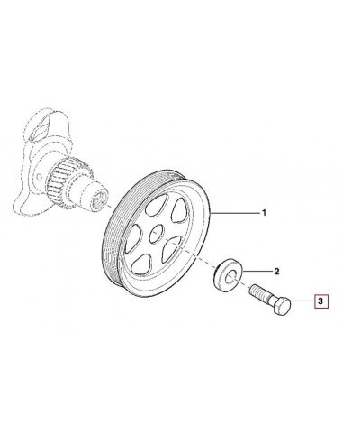Surub M20X2.5X70 John Deere R516648
