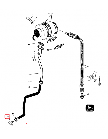 T11180, Elbow Fitting, Turbocharger