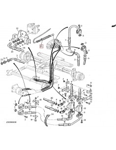 Cablu Hidromotor John Deere AZ41462 2