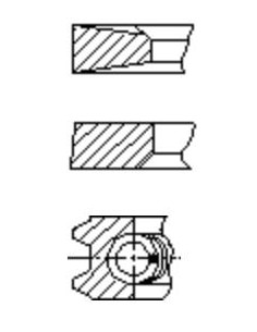 Piston Ring Ø 96.50-3x2x3 mm 2