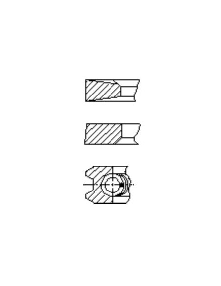Segmenti Piston Ø 96.50-3x2x3 mm