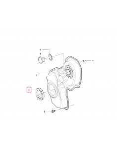 Seal, Front Cover Ø 56x80x10 mm VM Motori 46340871F