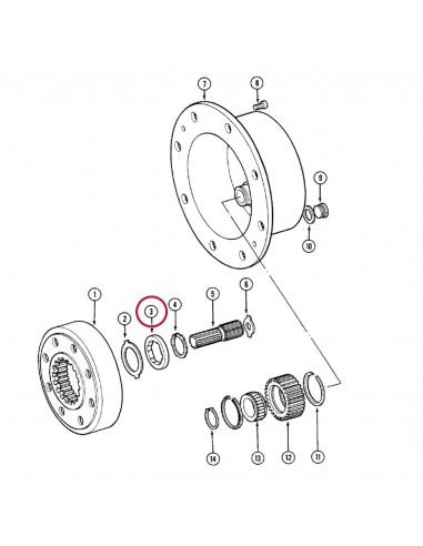 Cuzineti Axiali VPJ7923
