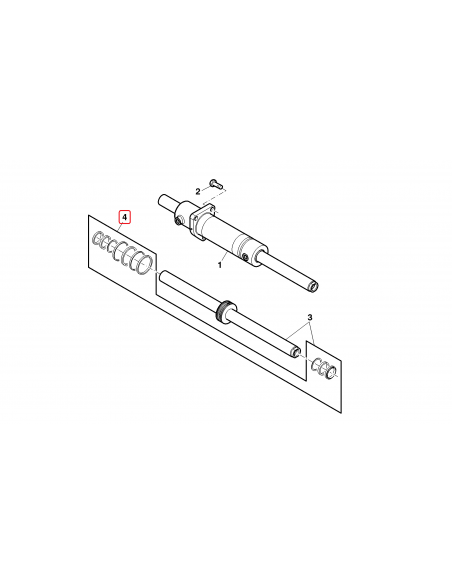 Kit Etansare, Reparatie Cilindru Directie Hidraulic John Deere AL160150, AL160541, AL175094, JXAL175094