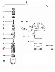 Arc Presiune Injector 2.4639.090.5, 3414619005, 246390905, 840852, 49055400 2
