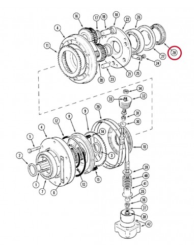 Rulment Case IH, David Brown K210447, K917835