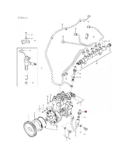Fendt, Massey Ferguson, Sisu, Valtra Valmet, John Deere, V837070201, 837070201, LA837070201, 5AP837070201, 51CP12-02, 28H5, MX2,