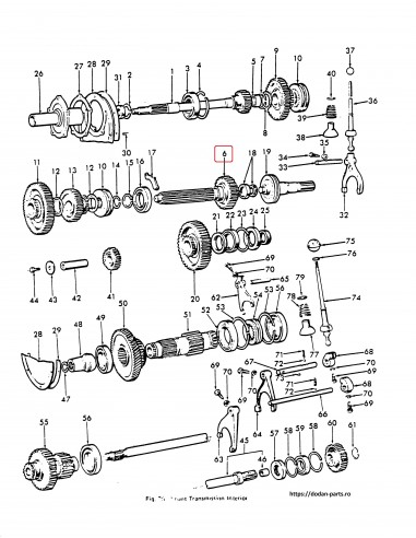 Ax Transmisie Principal 28T 60684