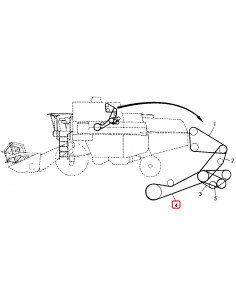 Curea 2HBx2360 mm John Deere Z51212, ZY70028