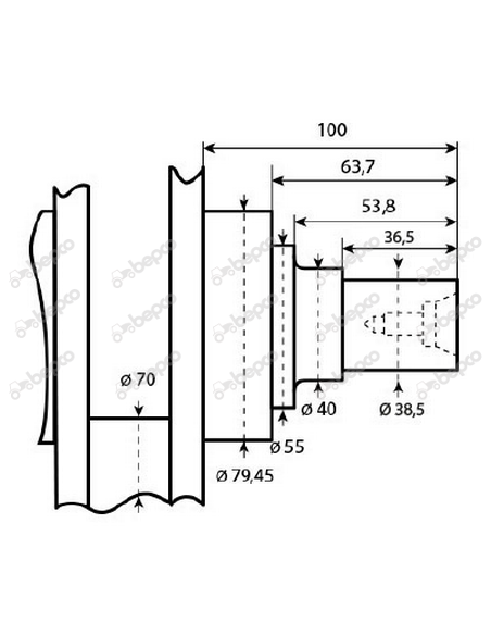 Arbore Motor 4 Cil. AT18030