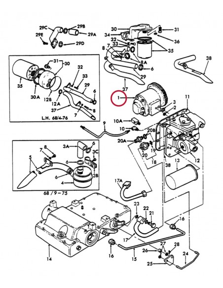 Ford New Holland 83913537, D8NN600FA