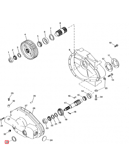 John Deere AT13161, AN32745, 842493800, SKF 17271 USA
