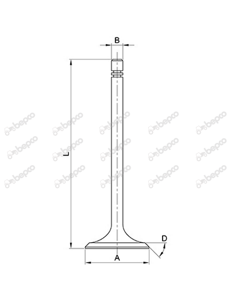 Supapa Admisie Ø 9x42x148 mm 45° 005214200