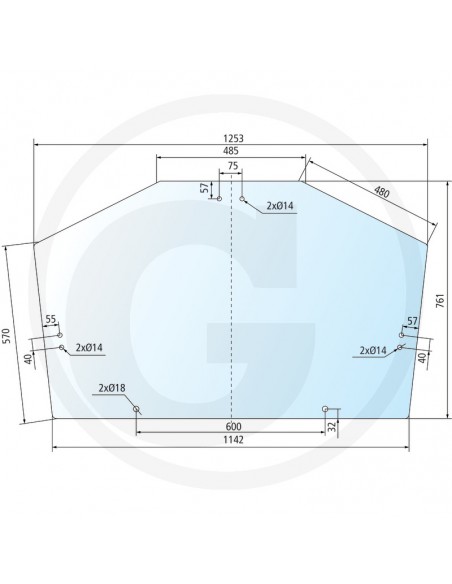 John Deere L156325, L171335, L202528, L213351, L78727, L78728