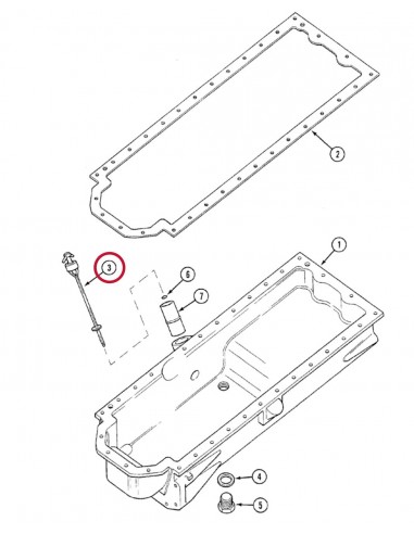 1808409C3, 1808409C2, 1808409C1, Joja, Ulei, Motor, Case IH