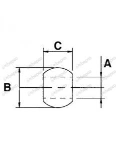 Ball, Lower Link Ø 37.3x56x41 mm Cat 2/3 2