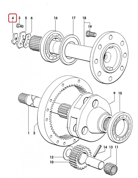 Same Deutz Fahr Original 0.154.4752.0/10, 0.154.4752.010, 01544752010, 1544752010