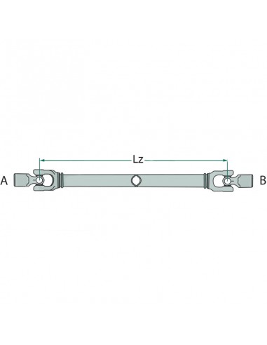 Shaft PTO Lz 1210 mm Blueline 377249, 377377249