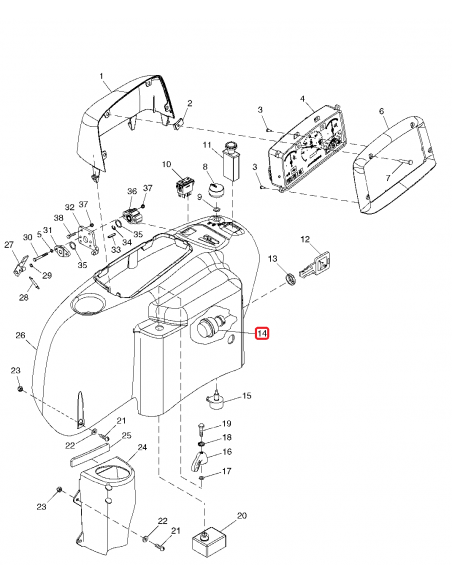 Switch, Ignition John Deere RE61717, RE48214, RE56411, RE264579, RE45963